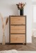 Schuhkipper >Denver< 3 Klappen, Dekor Artisan Eiche Dekor / anthrazit - 70x125x25cm (BxHxT)
