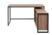 Eckschreibtisch >Denver< 1 Türe, 1 Schub, Dekor Artisan Eiche  / anthrazit - 139x75x139 (B/H/T)