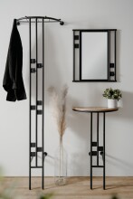 Kompaktgarderobe >Corby< (3-teilig) in schwarz /...