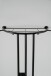 Kompaktgarderobe >Corby< (3-teilig) in schwarz / Dekor Artisan Eiche - 55x185x28,5 (BxHxT)