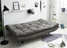 Schlafsofa >PATCH 2 Schlafsofa< Liegefläche 188x118cm, Stone - 188x90x89 (BxHxT)