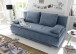 Schlafsofa >LUIGI LUX 3DL< Liegefläche 160x200cm, Bezug denim - 211x93x103 (BxHxT)