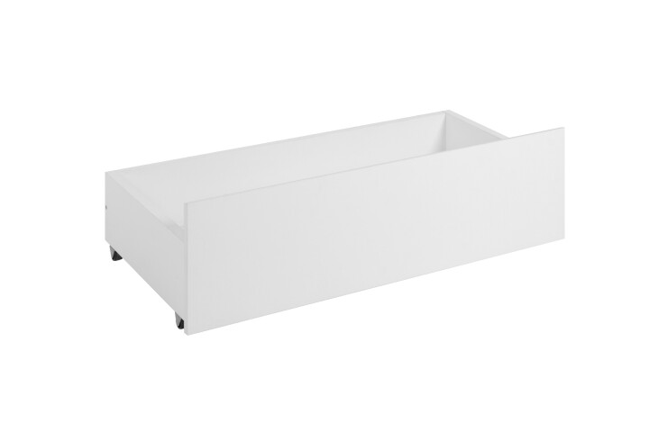 Bettschubkasten >Inwood< (2er-Set) mit Rollen, in Weiß - 99,5x28,5x46,5cm (BxHxT)