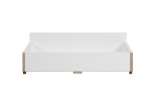 Bettschubkasten >Inwood< (2er-Set) mit Rollen, in Weiß - 99,5x28,5x46,5cm (BxHxT)