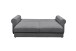 Schlafsofa >ANGELINA LUX.3DL< Liegefläche 198x165cm, ash - 250x95x125 (BxHxT)