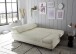 Schlafsofa >SUNNY 2 Lux.3DL Schlafs.< Liegefläche 140x210cm, in Cord Ivory - 212x76x101 (BxHxT)
