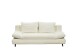 Schlafsofa >SUNNY 2 Lux.3DL Schlafs.< Liegefläche 140x210cm, in Cord Ivory - 212x76x101 (BxHxT)