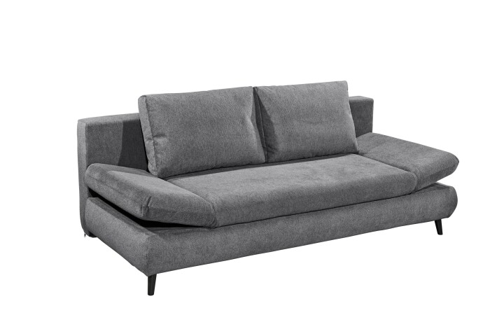 Schlafsofa >SUNNY Lux.3DL Schlafsofa< Liegefläche 140x210cm, in anthrazit - 212x76x101 (BxHxT)