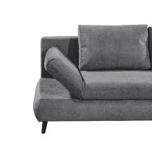 Schlafsofa >SUNNY Lux.3DL Schlafsofa< Liegefläche 140x210cm, in anthrazit - 212x76x101 (BxHxT)