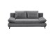 Schlafsofa >SUNNY Lux.3DL Schlafsofa< Liegefläche 140x210cm, in anthrazit - 212x76x101 (BxHxT)