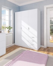 Kleiderschrank >LC-180< 3 Schübe, in...