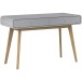 Schreibtisch >Janne< 2 Schubladen, in Grau - 120x79x50cm (BxHxT)