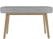 Schreibtisch >Janne< 2 Schubladen, in Grau - 120x79x50cm (BxHxT)