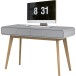 Schreibtisch >Janne< 2 Schubladen, in Grau - 120x79x50cm (BxHxT)