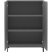 Highboard >Lykke< in Grau - 80x110x35cm (BxHxT)