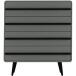 Kommode >Oskar< in Grau - 80x88x39cm (BxHxT)