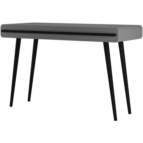Schreibtisch >Oskar< in Grau - 120x77x50cm (BxHxT)