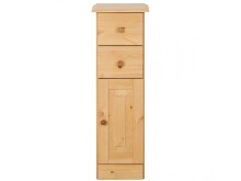 Badkommode >Arvid< in Natur, Kiefer - 30x90x30cm (BxHxT)