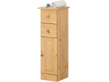 Badkommode >Arvid< in Natur, Kiefer - 30x90x30cm (BxHxT)