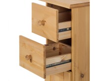 Badkommode >Arvid< in Natur, Kiefer - 30x90x30cm (BxHxT)