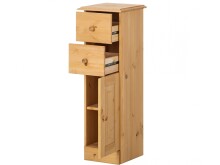 Badkommode >Arvid< in Natur, Kiefer - 30x90x30cm (BxHxT)