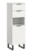 Hochschrank >Riff< in Weiß - 35x110x34cm (BxHxT)