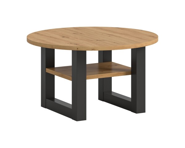 Couchtisch >Seattle< in Grau / Artisan - 75x42x75cm (BxHxT)