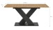 Kulissentisch >Motion< ausziehbar bis 190cm, Grau / Artisan Eiche - 150/190x76x90cm (BxHxT)