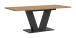 Kulissentisch >Motion< ausziehbar bis 190cm, Grau / Artisan Eiche - 150/190x76x90cm (BxHxT)