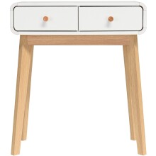 Konsole >Janne< in Weiß - 65x76x30cm (BxHxT)
