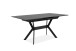 Kulissentisch >Haro< ausziehbar bis 200cm, Dekor Stein dunkel - 160/200x76x90cm (BxHxT