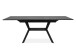 Kulissentisch >Haro< ausziehbar bis 200cm, Dekor Stein dunkel - 160/200x76x90cm (BxHxT
