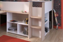 Kinderzimmer-Set >Lucas 11< 2-teilig, Weiss / Eiche...