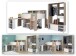Kinderzimmer-Set >Lucas 11< 2-teilig, Weiss / Eiche Dekor, Hochbett mit Kleiderschrank