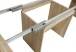 Kulissentisch >DINING TABLES< ausziehbar bis 273cm, Sonoma Eiche Dekor - 140/273x72,8x90cm (BxHxT)