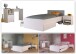 Jugendzimmer-Set >Pirouette 27< in Weiss mit drehbarem Elementen in Rosa / Grau