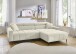Wohnlandschaft >Stanislaw< elektr. Sitztiefenverstellung, Cord beige - 256x100x180cm (BxHxT)