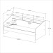 Jugendzimmer-Set >Sleep 41< 4-teilig, Bett, Schübe, Kleiderschrank, Kommode, in Weiß