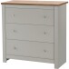 Kommode >Helmer< in Natur - 79x81x35cm (BxHxT)