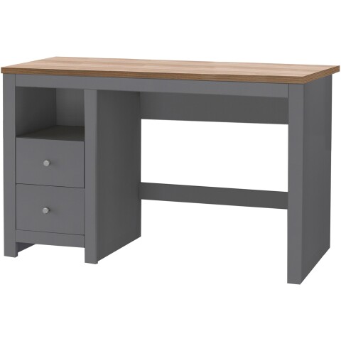 Schreibtisch >Helmer< in Natur - 120x76x50cm (BxHxT)