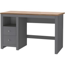 Schreibtisch >Helmer< in Natur - 120x76x50cm (BxHxT)