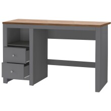 Schreibtisch >Helmer< in Natur - 120x76x50cm (BxHxT)