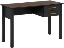 Schreibtisch >Møyfrid< in Grau, MDF -...