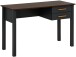 Schreibtisch >Møyfrid< in Grau, MDF - 120x77x50cm (BxHxT)
