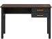 Schreibtisch >Møyfrid< in Grau, MDF - 120x77x50cm (BxHxT)