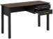 Schreibtisch >Møyfrid< in Grau, MDF - 120x77x50cm (BxHxT)