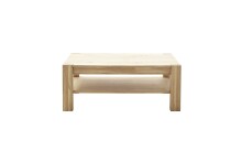 Couchtisch >SILIAS< in Wildeiche teilmassiv - 115x65x46 (BxHxT)