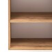 Midischrank >Paris< in weiß/ Wotaneiche, MDF - 65x130x35cm (BxHxT)