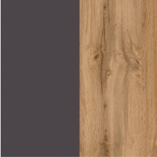 Waschtisch >Paris< in grau, Wotaneiche, MDF - 105x65,5x47cm (BxHxT)