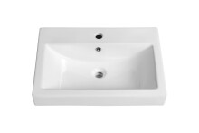 Waschtisch >Paris< in grau, Wotaneiche, MDF - 105x65,5x47cm (BxHxT)
